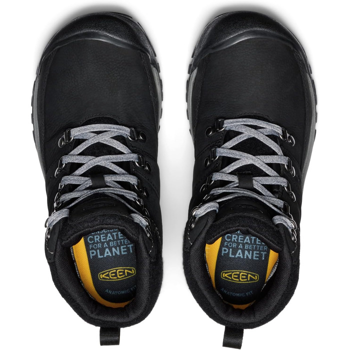 Черевики зимові KEEN Kaci 3 Mid Waterproof, жіночі, 39 EU, чорний/сталево-сірий