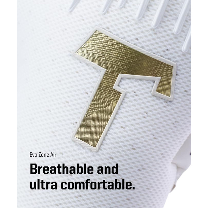 Воротарські рукавички T1TAN Rebel 2.0 White-Out 11 для дорослих і підлітків, професійні футбольні рукавички