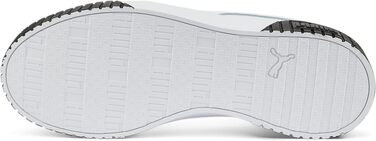 Жіночі кросівки Puma Carina 3.0 білі з золотими деталями, розмір 38 EU