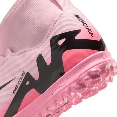 Дитячі футбольні кросівки Nike Zoom Superfly 9 Academy TF для штучного покриття, білі, сині, рожеві (38 EU)