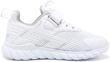 Дитячі кросівки Kinder Sport для бігу та занять спортом: білі, дихаючі, легкі, для занять на вулиці та в залі, розмір 35 EU