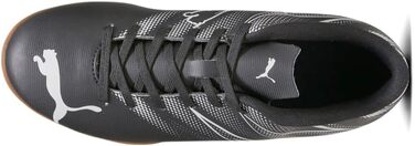 Дитячі кросівки PUMA Attacanto для занять спортом у приміщенні, 36 EU, чорний/сріблястий