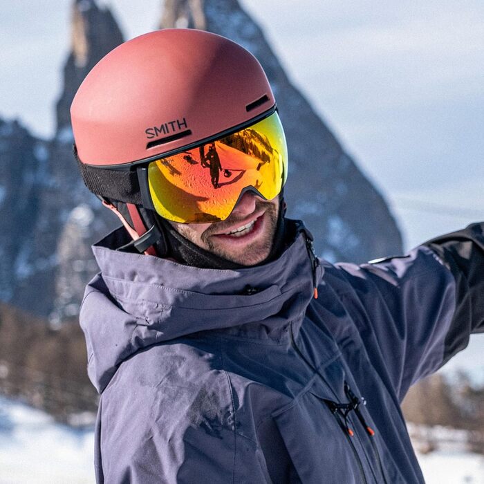 Лижна маска Smith Optics I/O MAG XL ChromaPop Red Mirror, унісекс, для зимових видів спорту