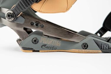 Сноуборд Nitro Phantom Carver '20 для чоловіків: преміум фрірайд, карбонова фіксація, модель L, Gunmetal