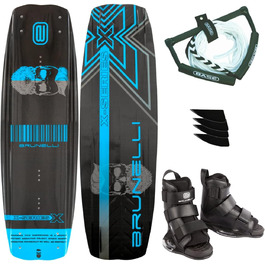 Вейкборд Brunelli Carbon 138 см з кріпленнями XL (43-47)
