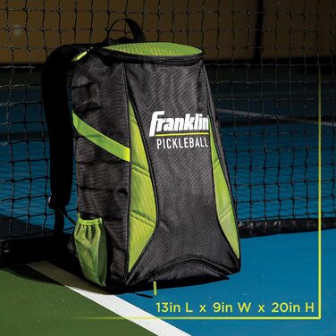 Сумка-рюкзак Franklin Sports для піклболу преміум-класу, унісекс, чорна