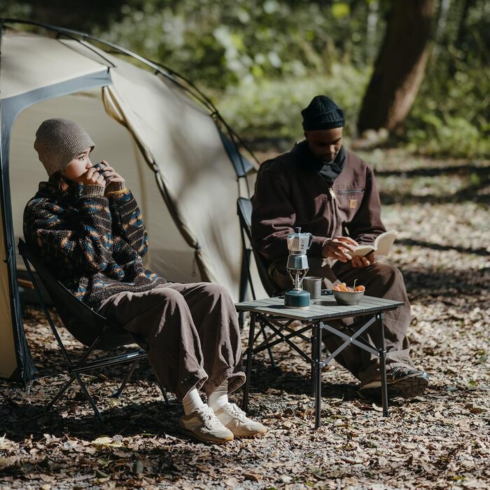 Складний алюмінієвий стіл Naturehike для кемпінгу, похідний, 52x31.5 см, зелений