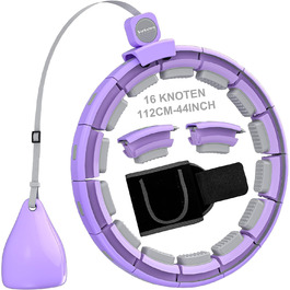 Розусний обруч для схуднення Smart Hoop: фітнес-обруч з лічильником, масажними елементами для початківців та досвідчених