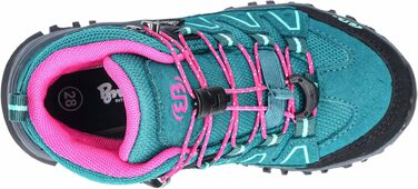 Дитячі трекінгові черевики Brütting Mount Pinos (39 EU) - Petrol Pink Turquoise