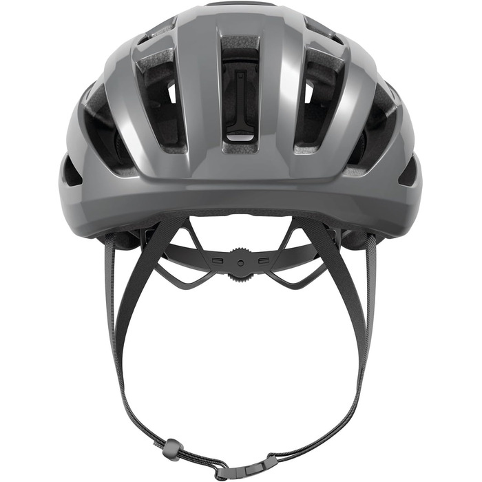Велосипедний шолом ABUS PowerDome ACE для шосе, з вентиляцією, Race Cap, сірий, розмір L (57-61 см), для чоловіків і жінок, Made in Italy