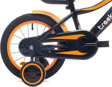 Дитяче велосипед Sun Baby Tiger Tracker 14 дюймів: легкий, з додатковими колесами та штовхачем (2-6 років)