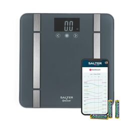 Розумні електронні ваги Salter Health Bluetooth, до 200 кг, сірі