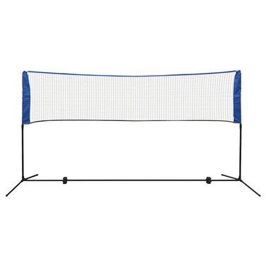 Сітка для бадмінтону та волейболу vidaXL 300/500 x 155 см (300 x 72 см) з 3 м'ячами