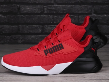 Чоловічі спортивні кросівки Puma Retaliate 2, червоні, легкі, розір 44,5
