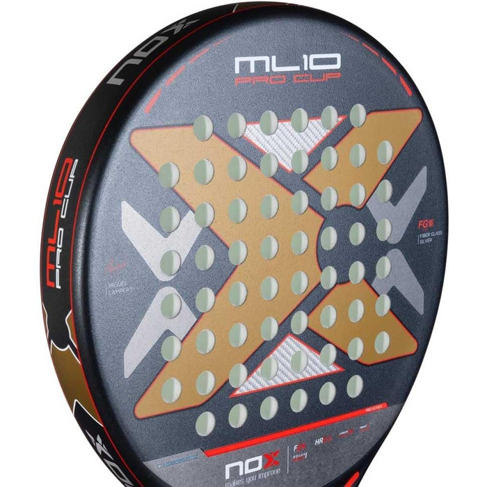 Падeль ракетка Nox ML10 Pro Cup Rough Surface від Miguel Lamperti 2025, 360-375 г