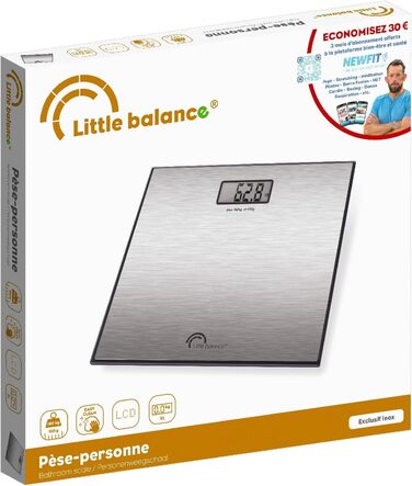 Ваги підлогові Little Balance 8159, електронні, чорні