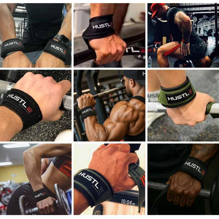 Hustle Athletics чоловічі лямки для тяги у спортзалі