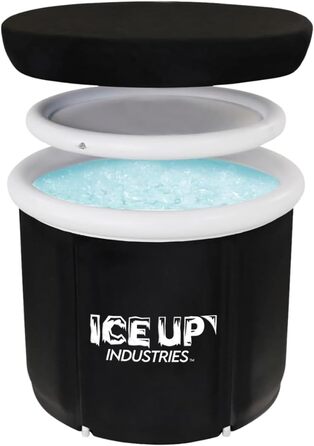 Електрична ванна для криотерапії - велика 95-літрова ванна для холодової терапії, портативна ванна для відновлення спортсменів, стабільна багатошарова криованна для спортсменів