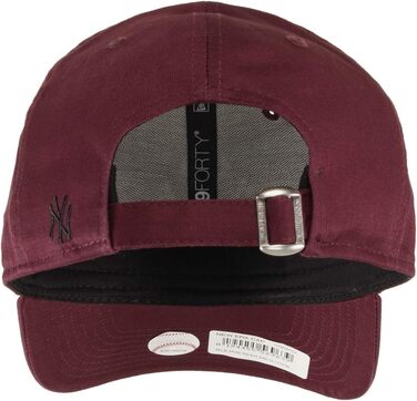 Кепка New Era MLB 9Forty з регульованим розміром, бейсболка з логотипом NY/LA, колір: бордовий/чорний