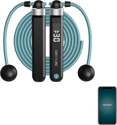 Скакалка Cecotec Springseil SmartComba 3000 Connected: регульована, 2-в-1, з LED-дисплеєм та підключенням до додатку