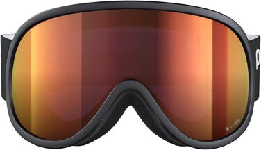 Унісекс лижна маска POC Retina Mid, чорна/помаранчева лінза, універсальний розмір