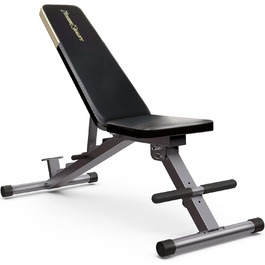 Силова лава Fitness Reality 1000 Super Max з 12 регульованими положеннями, до 363 кг, універсальна лавка для домашніх тренувань