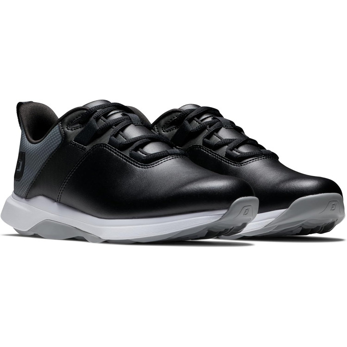 Жіноче golf-взуття FootJoy Prolite, 38 EU, широка колодка, чорний, сірий, антрацит