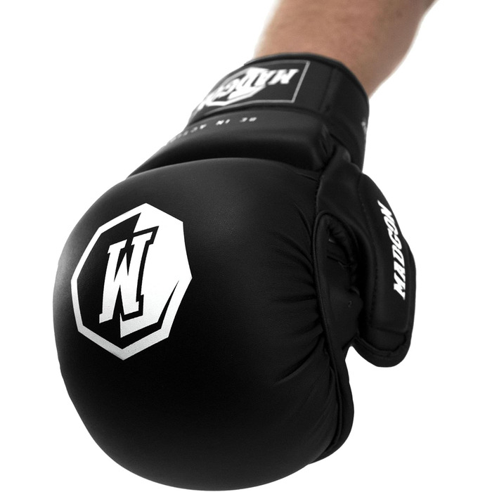 MADGON рукавички для MMA та спарингу з товстою підкладкою, для боксу, кікбоксингу, бойових мистецтв, з мішечком, преміум матеріал