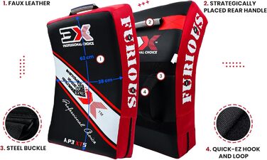 3X Professional Choice MMA Strike Shield: Тренувальний щит для ударів (Kick, Muay Thai, Karate)
