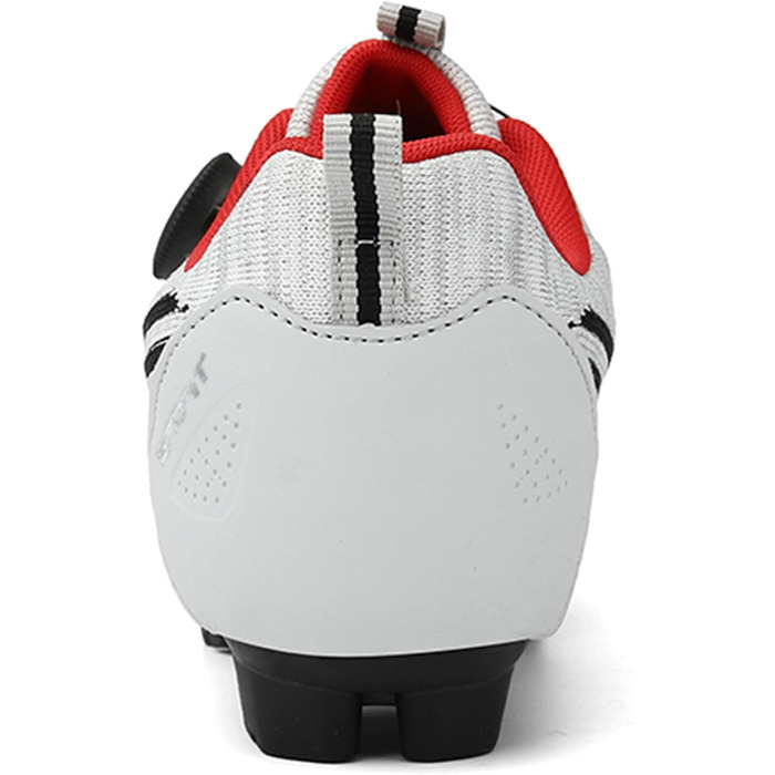 Чоловічі велотуфлі для шосе та MTB: дихаючі кросівки для велосипеда, сумісні з SPD педалями, розмір 43 EU, білі