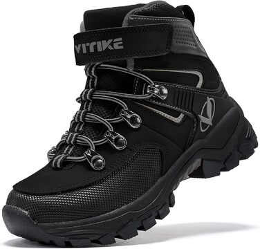 Зимові черевики для хлопчиків ASHION, 39 EU, чорні: утеплені, для трекінгу та ходьби