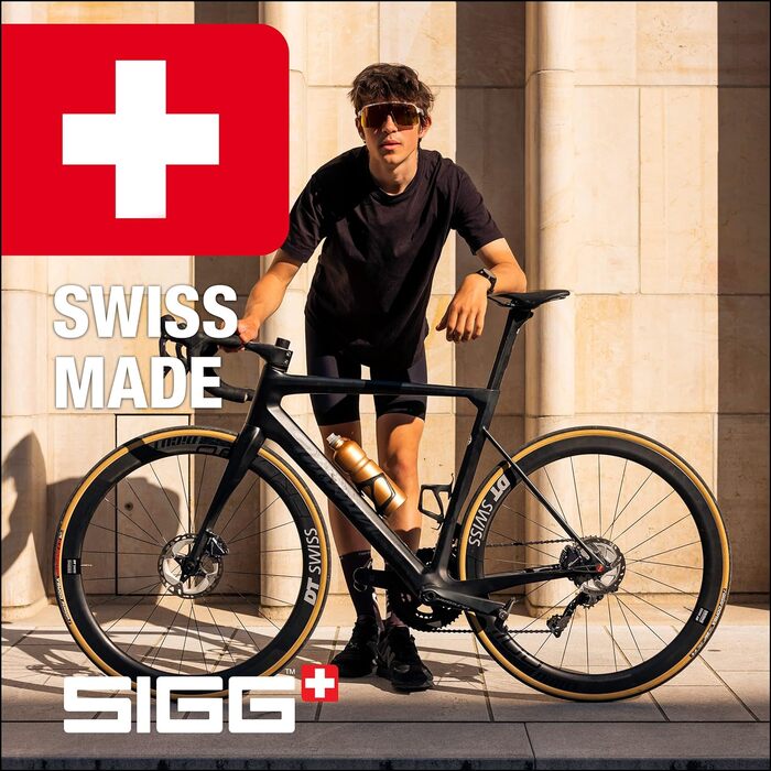 Пляшка для води SIGG 0,75 л, алюмінієва, спортивна, Move MyPlanet, сертифікована KlimaPartner, надлегка, без BPA, мідна, вироблено у Швейцарії