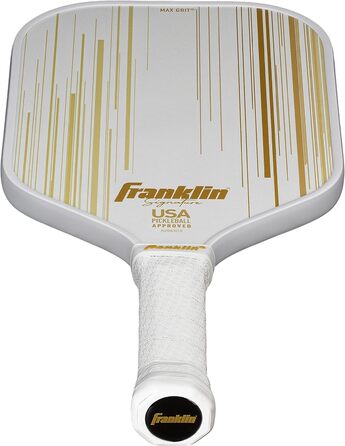 Професійна ракетка для піклболу Franklin Sports Signature Series з покриттям MaxGrit, турнірна, сертифікована USAPA