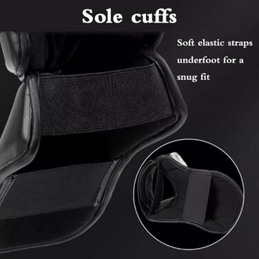 Захист ніг для Муай Тай, бойових мистецтв, з захистом гомілки та зап'ястя, чорний