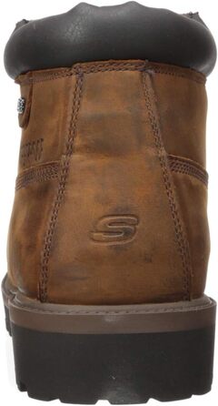 Черевики Skechers Sergeants Verdict 4442 DSCH, чоловічі, коричневі, водонепроникні, шкіра Crazyhorse