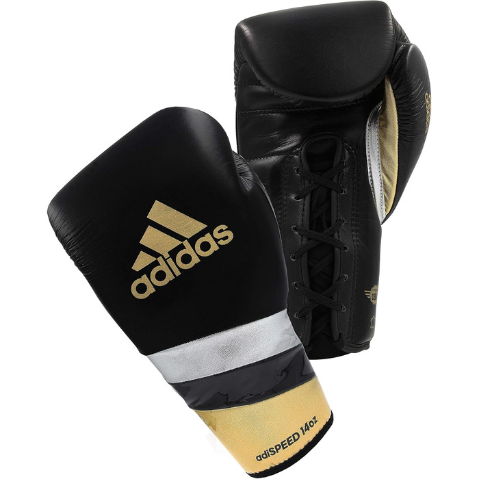 Боксерські рукавички Adidas AdiSpeed з шнурівкою для дорослих, чоловіків і жінок, 340 г, 453 г, 510 г