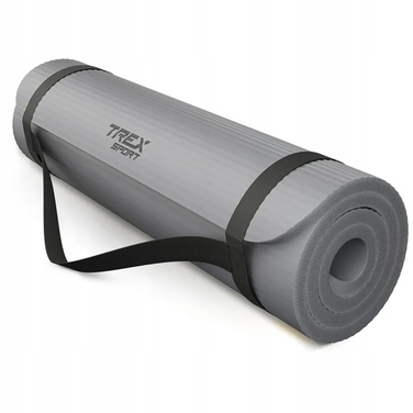 Килимок для фітнесу Trex Sport TX-029NGM 190x80x2 см, сірий