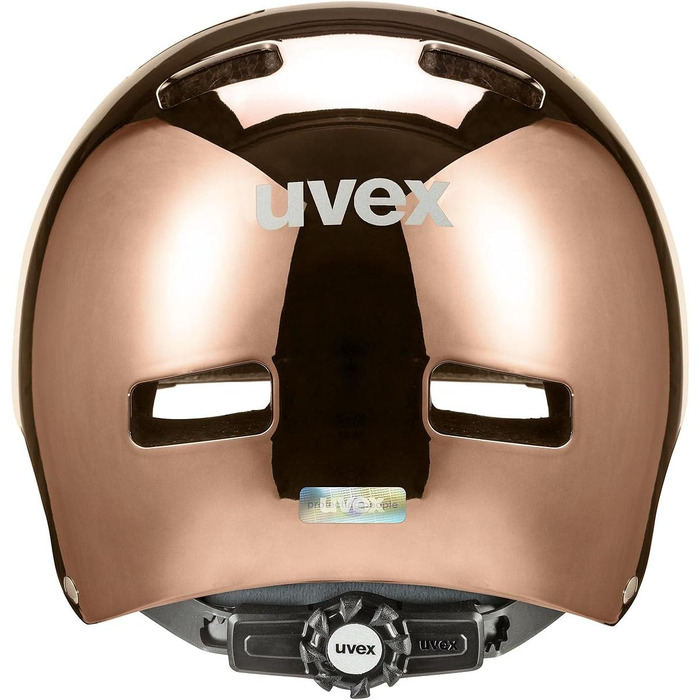 Велошолом Uvex HLMT 5 Bike Pro Chrome для міста, унісекс, регульований розмір, поліпшена вентиляція