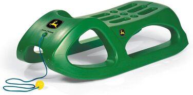 Санки RollyToys Snow Cruiser John Deere, зелені, сталеві полози, для дітей від 3 років, дуже міцні, дитячий рутшер