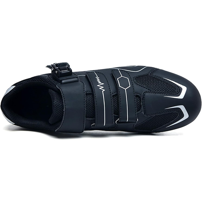 Чоловічі велотуфлі MTB для гірського велосипеда, сумісні з SPD, для їзди в приміщенні та на вулиці, з швидкою застібкою, 43 EU