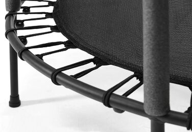 Батут дитячий Salta Junior Ø 140 см, чорний/рожевий, з сіткою, TÜV geprüft