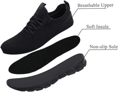 Жіночі кросівки для бігу та занять спортом. Легкі, дихаючі, чорного кольору, розмір 38 EU. Ідеально підходять для бігу, фітнесу, прогулянок та активного відпочинку.