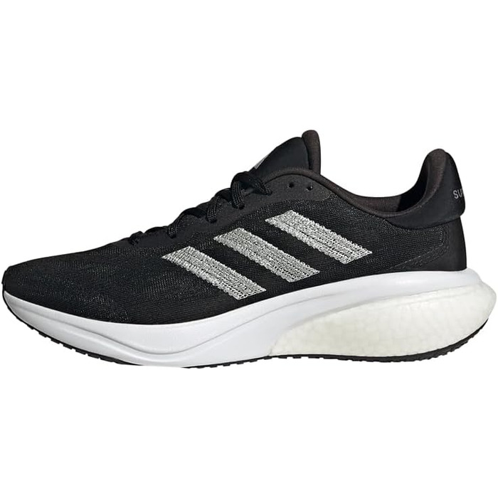 Кросівки для бігу Adidas Supernova 3 для жінок (40 EU, чорний/срібло/білий)