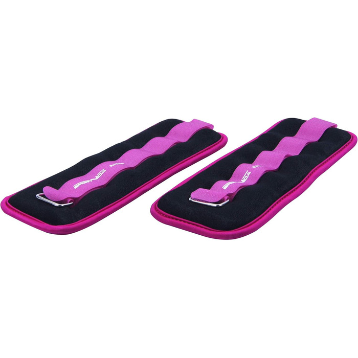 Набір вагів SportVida для ніг та рук: манжети для щиколоток, різні ваги та кольори (фіолетовий)