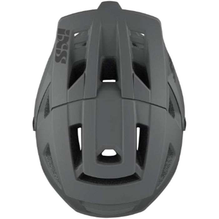 Велосипедний шолом IXS Trigger FF сірий, фулфейс, захист для MTB