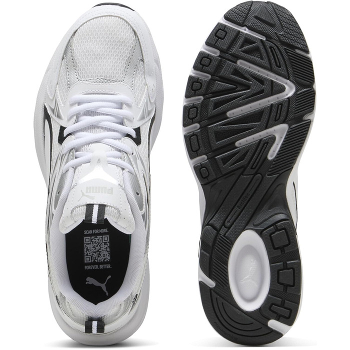 Кросівки Puma Milenio Tech чоловічі білі, чорні, срібні - 47 EU