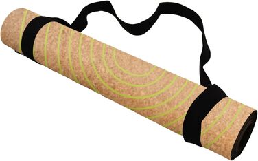Еко-йога-мат Yoga Design Lab з корку 3.5 мм Natural Balance, студійна якість, для хот-йоги, бікрам, аштанга, інтенсивних тренувань, з ременем для перенесення