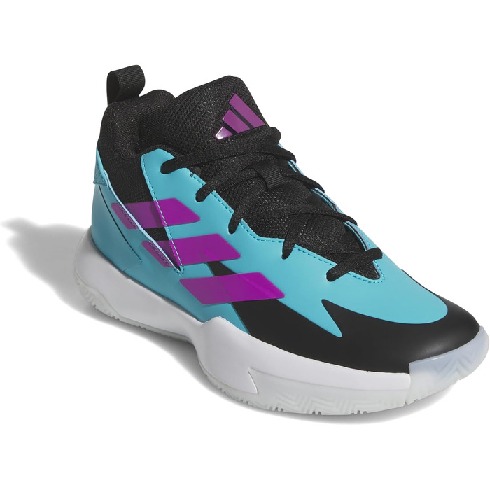 Кросівки баскетбольні adidas Cross 'Em Up Select Unisex, 40 EU, Lucid Cyan/Core Black/Purple Burst