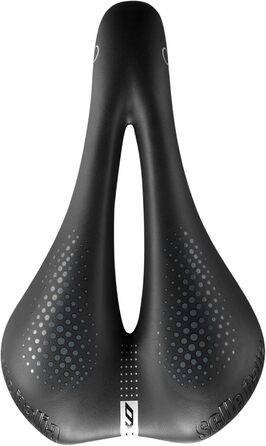 Жіноче велосипедне сідло Selle Italia XO Lady Gel Flow S2, анатомічне, для трекінгу та міста, чорне, FeC-легування