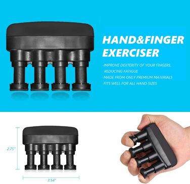 М'яч для тренування зап'ястя Gyro Ball з LED підсвічуванням: тренажер сили рук, пальців та зап'ястя, комплект